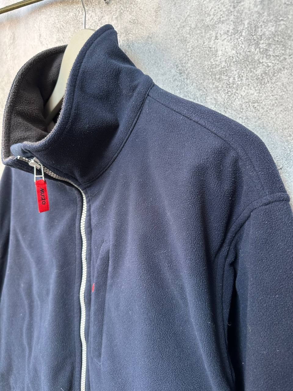Musto Musto Performance Fleece Jacket Full Zip WindBreaker Navy Size US L / EU 52-54 / 3 - 9 Thumbnail