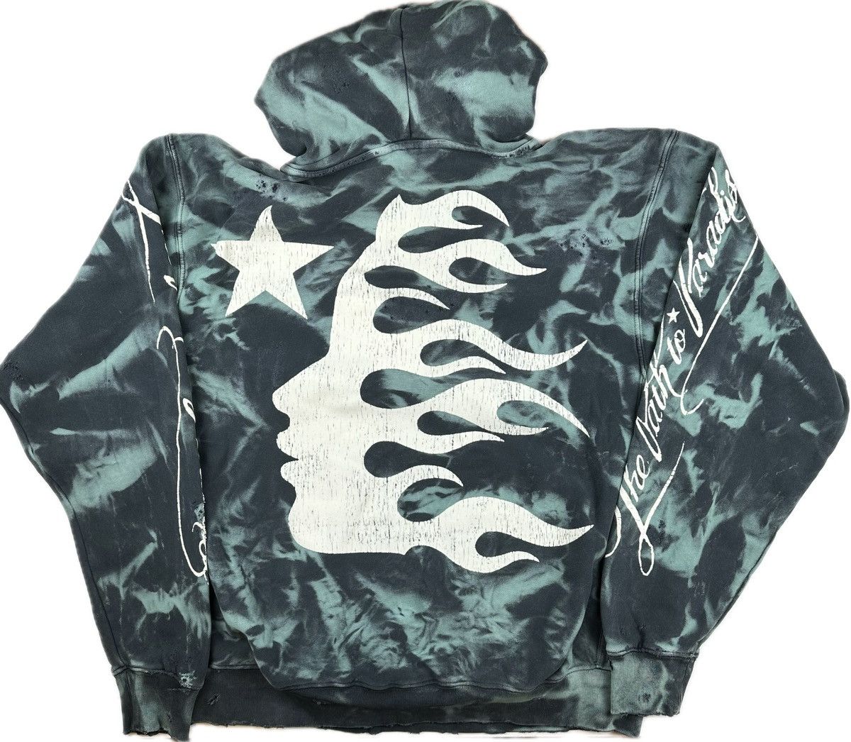 HELLSTAR Hellstar Green Marble Paradise Hoodie Size US XL / EU 56 / 4 - 3 Thumbnail