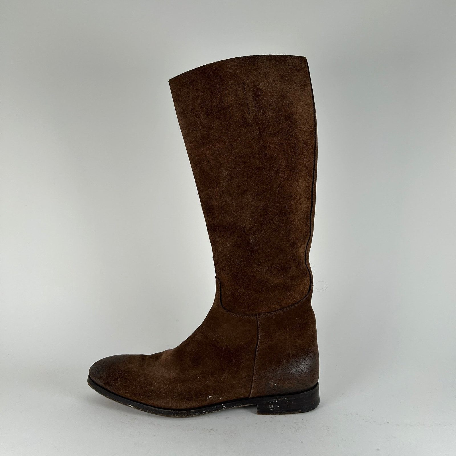 Prada Prada Suede Tall Riding Boot Size 12 Size US 12 / EU 45 - 5 Thumbnail