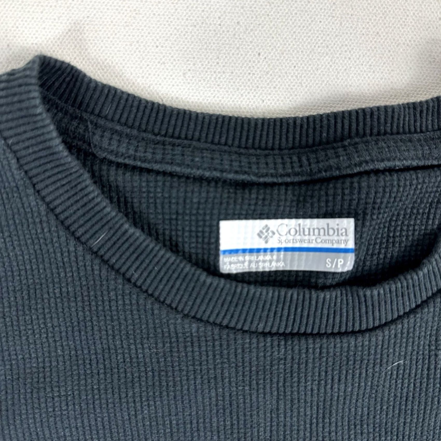 Triangl Columbia PFG Sweatshirt Triangle Waffle Thermal Black Long Sleeve Mens S Size US S / EU 44-46 / 1 - 7 Thumbnail