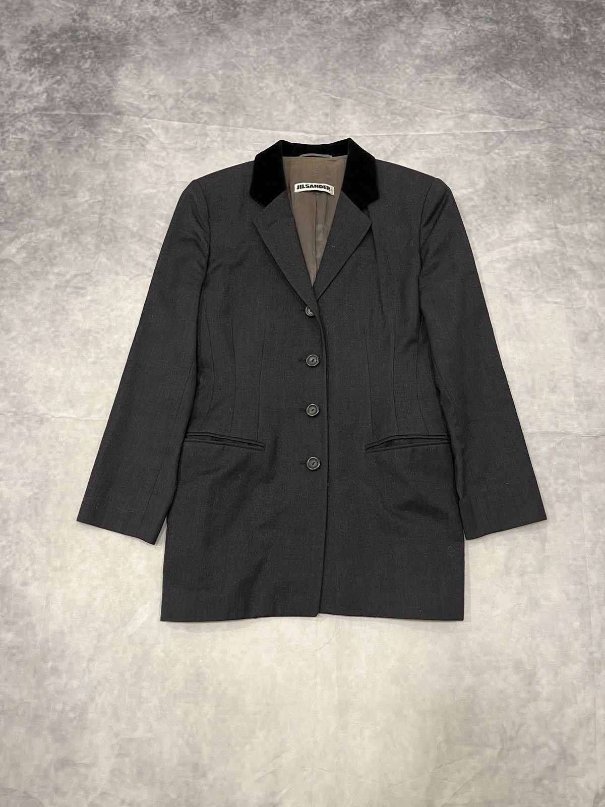 Jil Sander Jil Sander Vintage 90’s Wool Blazer Made in West Germany Size S / US 4 / IT 40 - 1 Thumbnail