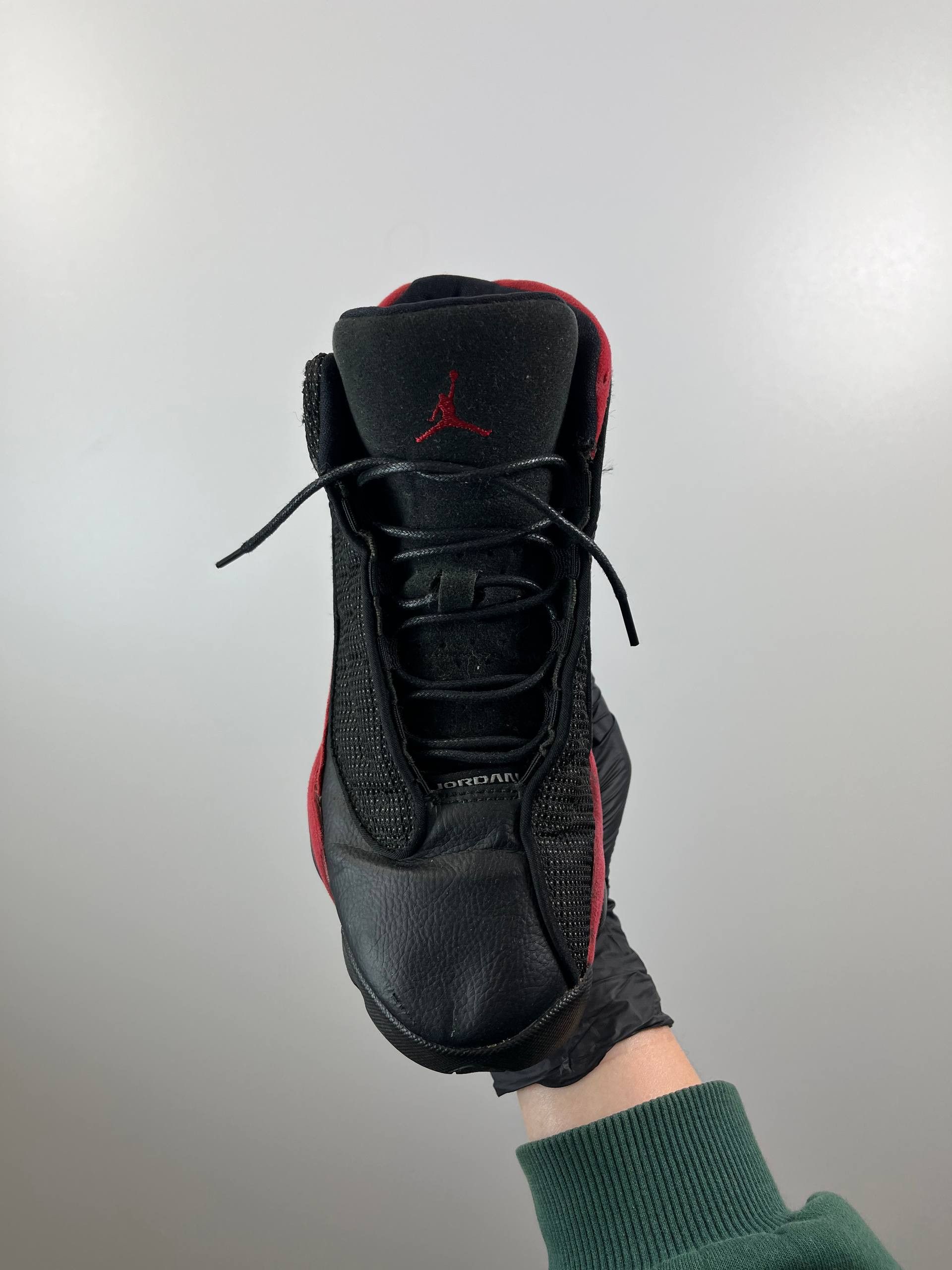 Jordan Brand Nike Air Jordan 13 Retro Bred Black Red 2017 Size 5.5 Size US 5.5 / EU 38 - 4 Thumbnail