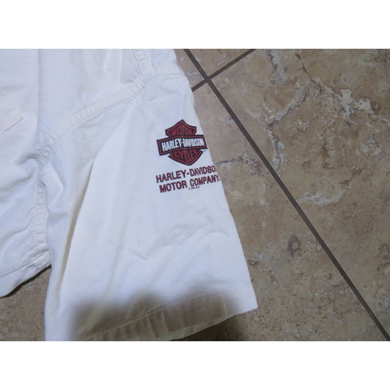 Harley Davidson Harley Davidson Sturgis 1997 Shirt Short Sleeve White Sz 2XL Size US XXL / EU 58 / 5 - 4 Thumbnail
