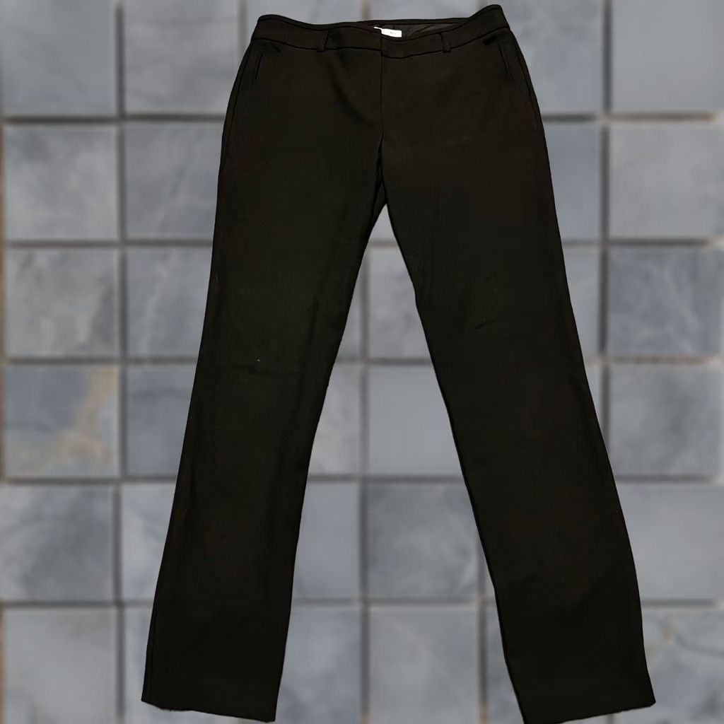 Trina Turk VINTAGE Trina Turk Pants Womens 6 Black Straight Dress Work Ladies Pants 32x31 Size 28" / US 6 / IT 42 - 1 Thumbnail