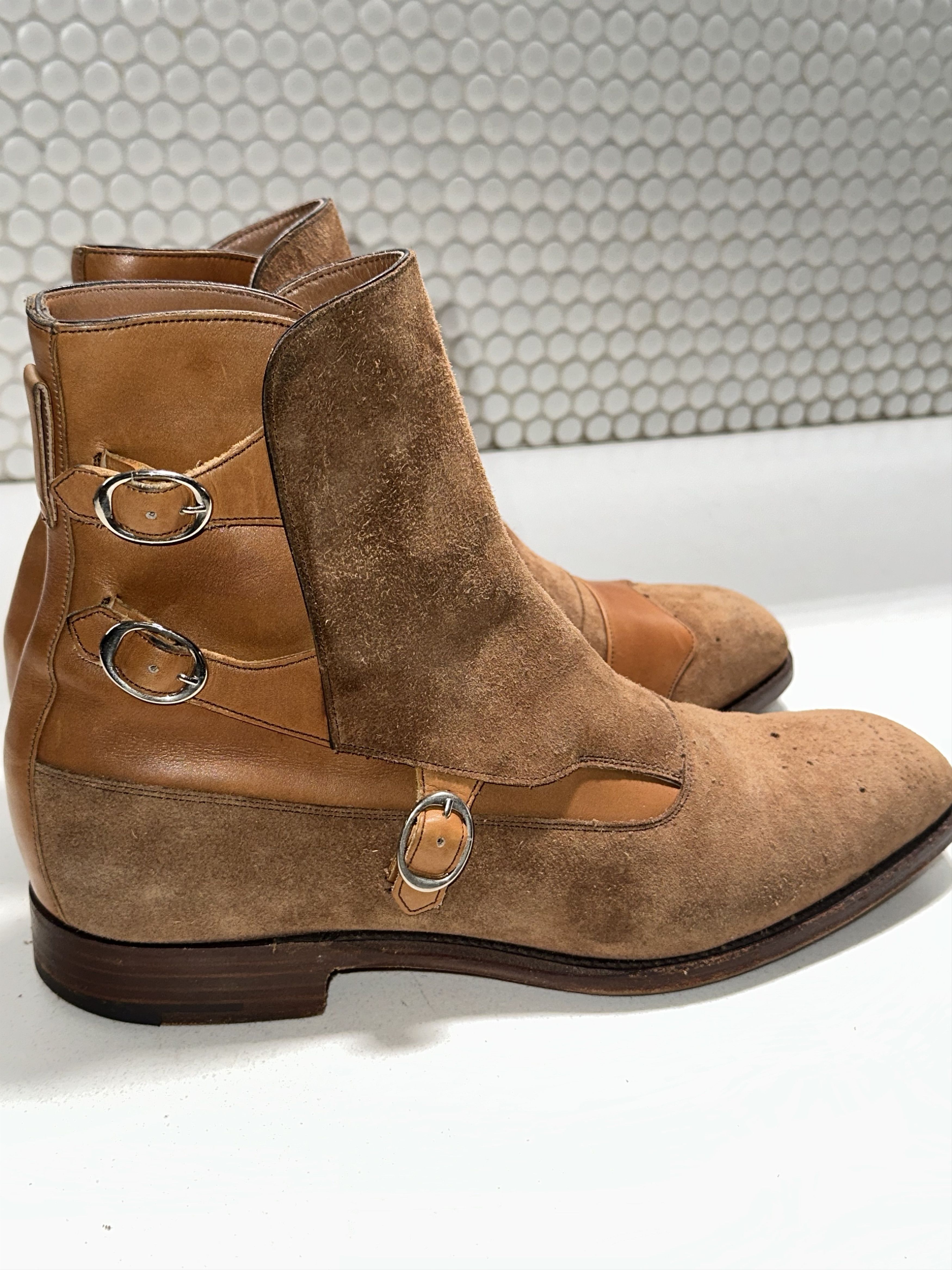 Barker Black Biker boot Size US 9.5 / EU 42-43 - 4 Thumbnail