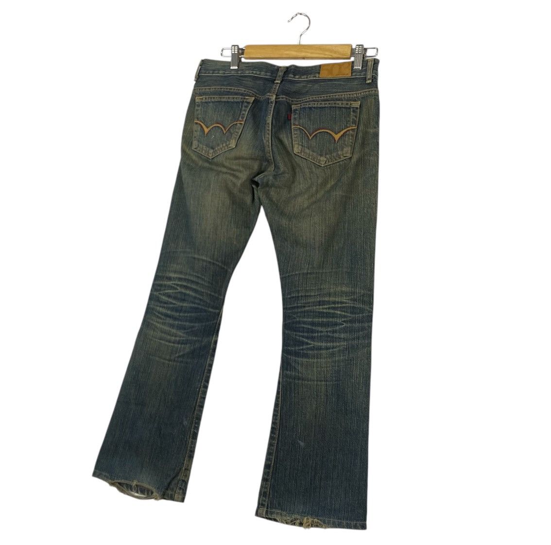 Designer × Edwin × Vintage Vintage Edwin 503 SD Super Flare Denim Inspired Tornado Mart Size 32" / US 10 / IT 46 - 5 Thumbnail
