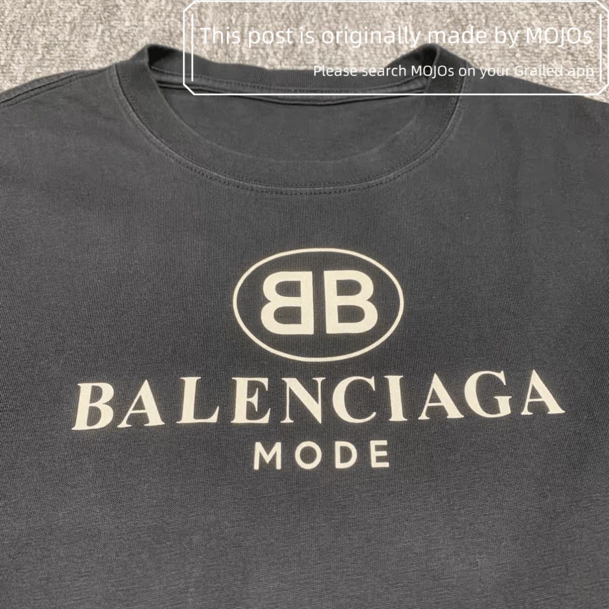 Balenciaga Balenciaga Mode Logo Tee mojos17201029 Size US XS / EU 42 / 0 - 4 Thumbnail