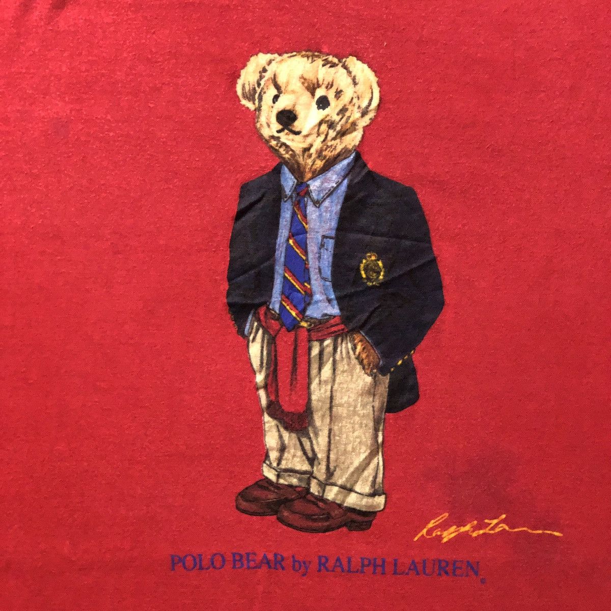 Polo Ralph Lauren Vintage 90s Polo Bear Ralph Lauren T-shirt Size US XL / EU 56 / 4 - 3 Thumbnail