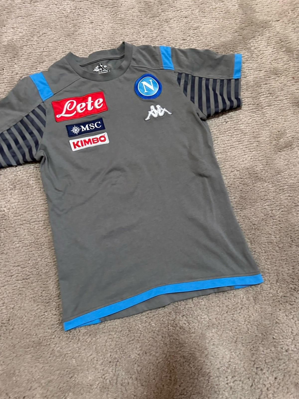 Kappa 2018-19 Napoli Kappa Football Soccer Shirt Sz S Size US S / EU 44-46 / 1 - 2 Thumbnail