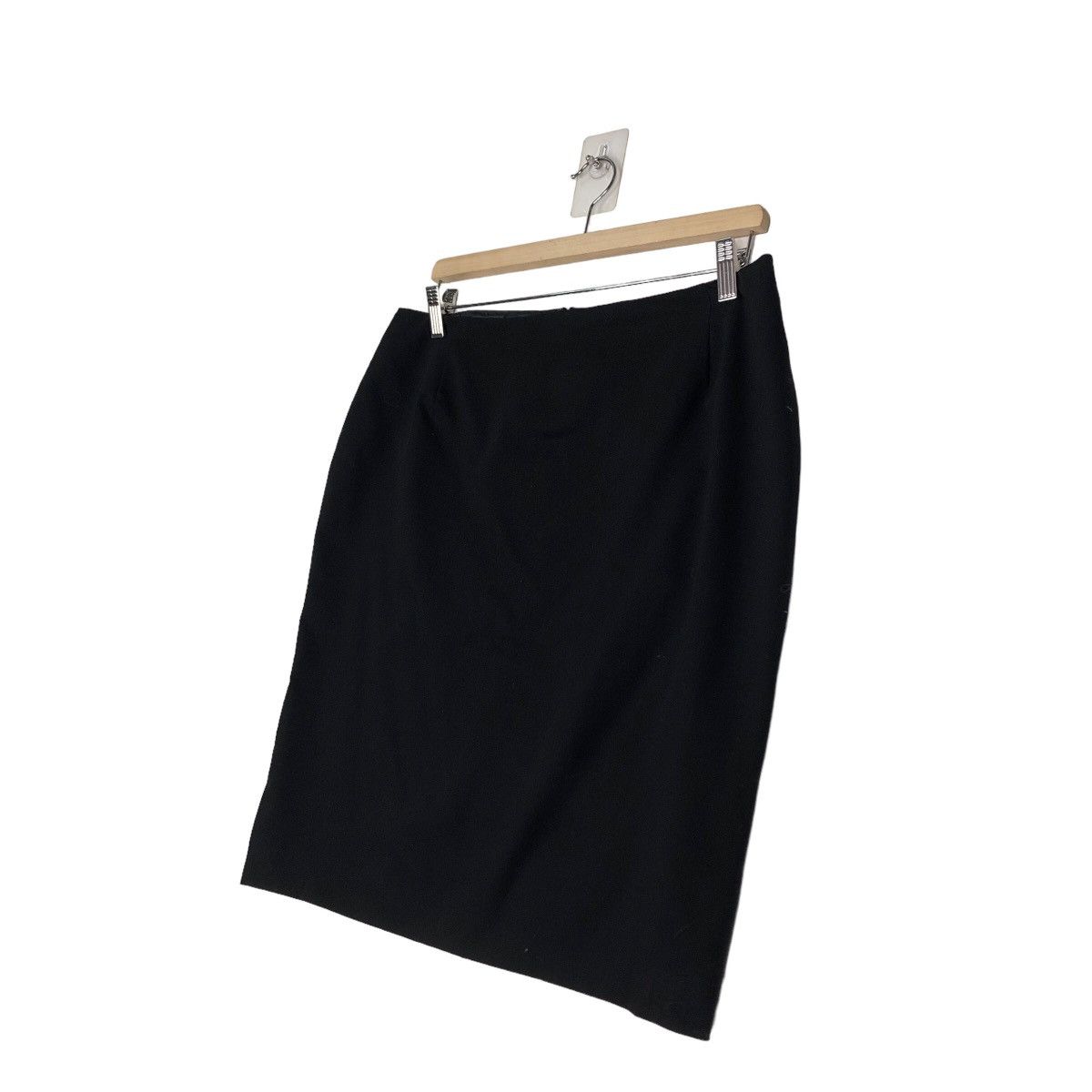 Japanese Brand 🔥Rich Black Skirt Sacsny Y’Saccs Yohji Yamamoto Runway Size 32" / US 10 / IT 46 - 2 Thumbnail