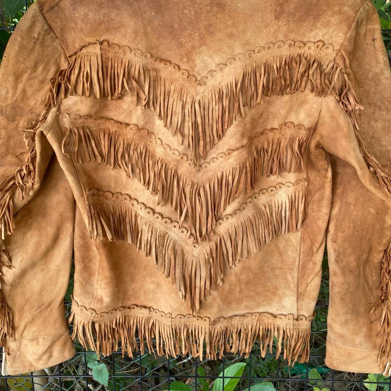 Genuine Leather Vintage Brown Cowboy Style Leather Jacket Size US S / EU 44-46 / 1 - 8 Thumbnail
