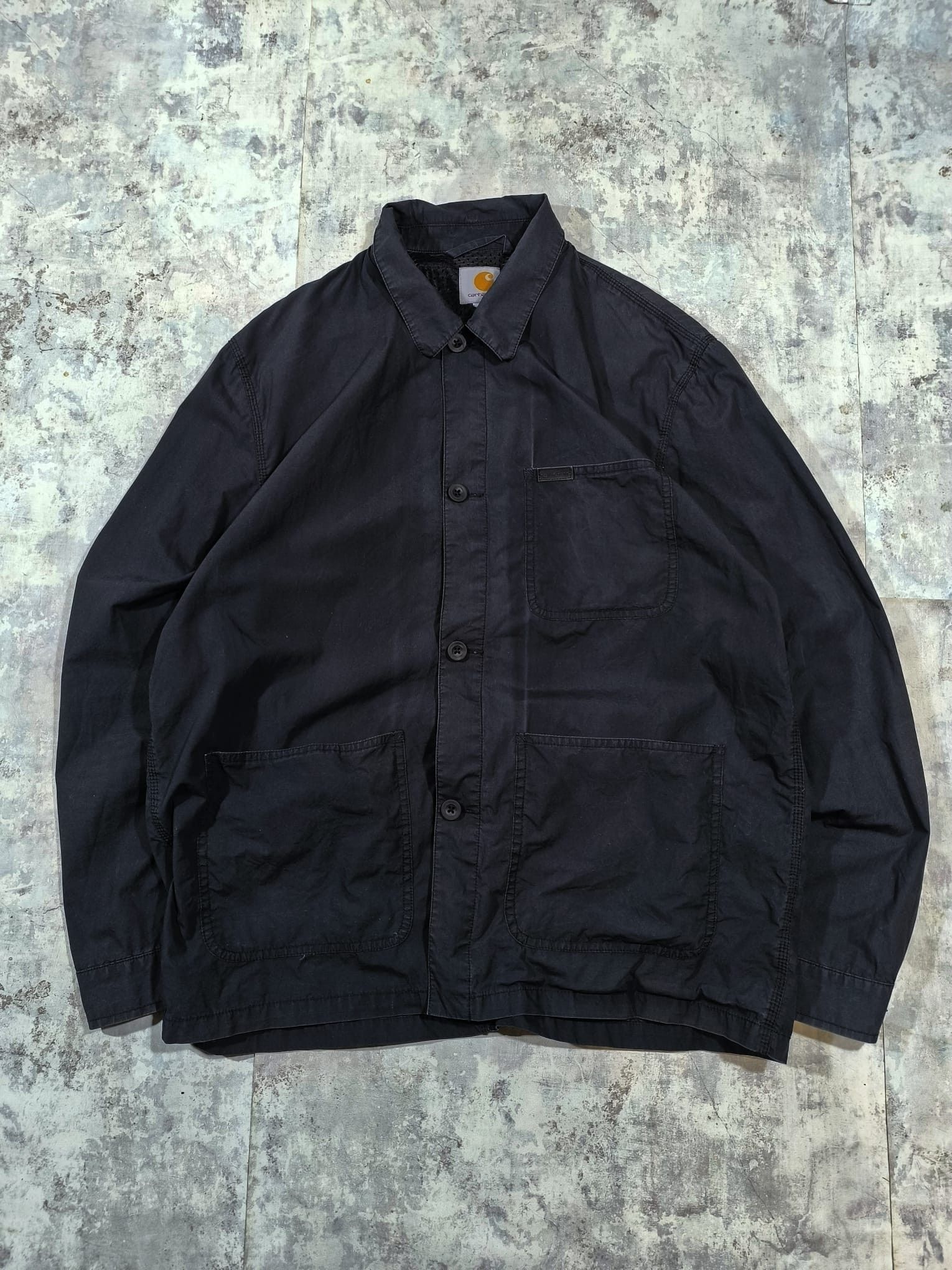Carhartt Carhartt Wip Fynn Light Jacket Workwear Faded Black Size US XL / EU 56 / 4 - 1 Thumbnail