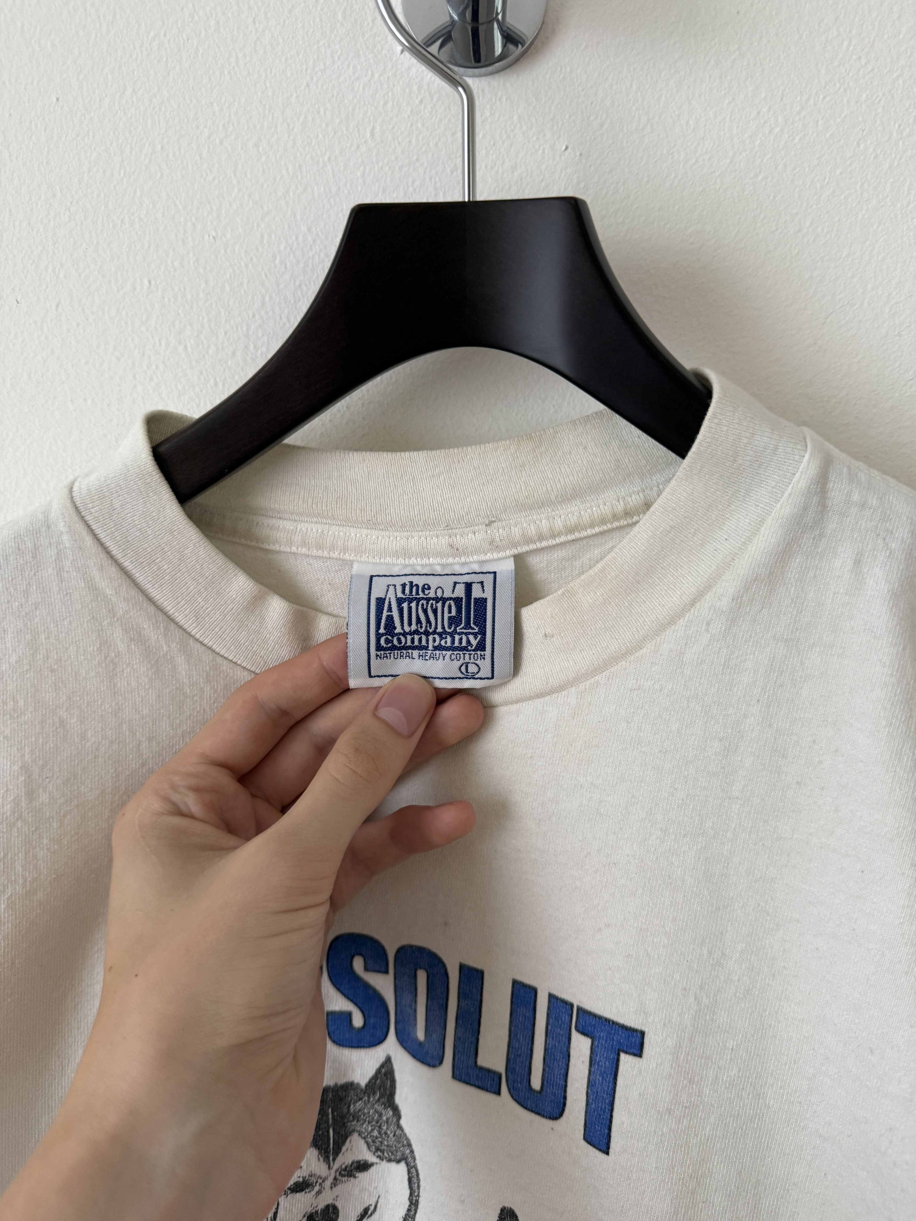 Vintage Absolut Huskies Tee Size US L / EU 52-54 / 3 - 5 Thumbnail