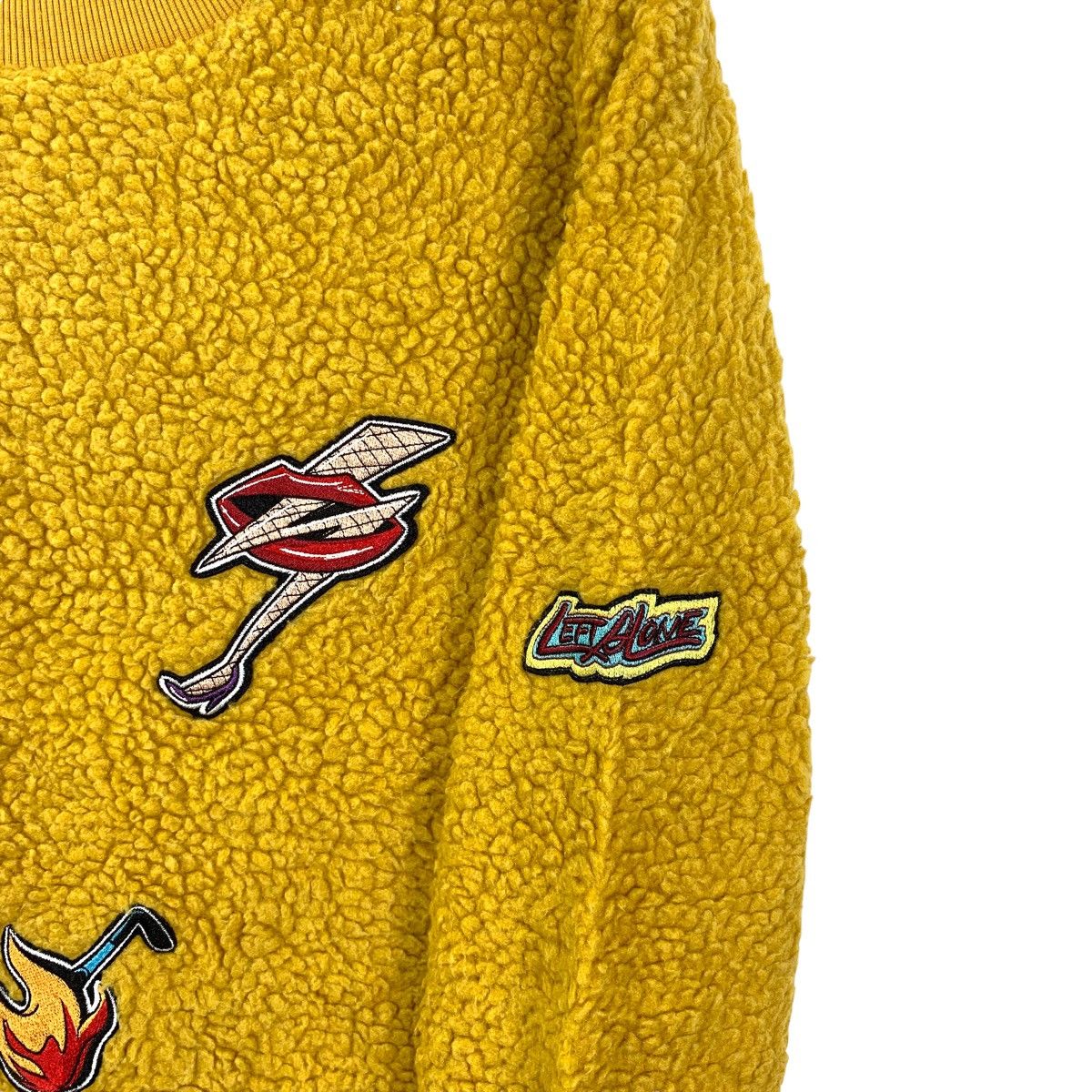 Japanese Brand LEFT ALONE Japanese Brand Deep Pile Fleece Sweatshirt Jumper Size US M / EU 48-50 / 2 - 5 Thumbnail