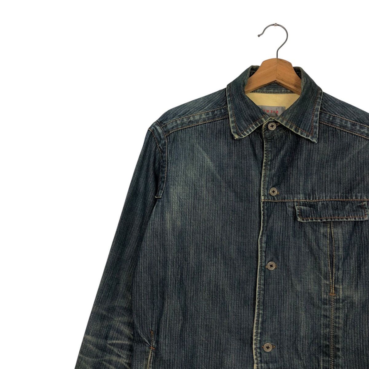 Japanese Brand 📌Vintage Chore Work Denim Jacket IXI:Z Japan Issey Miyake Size US M / EU 48-50 / 2 - 8 Thumbnail
