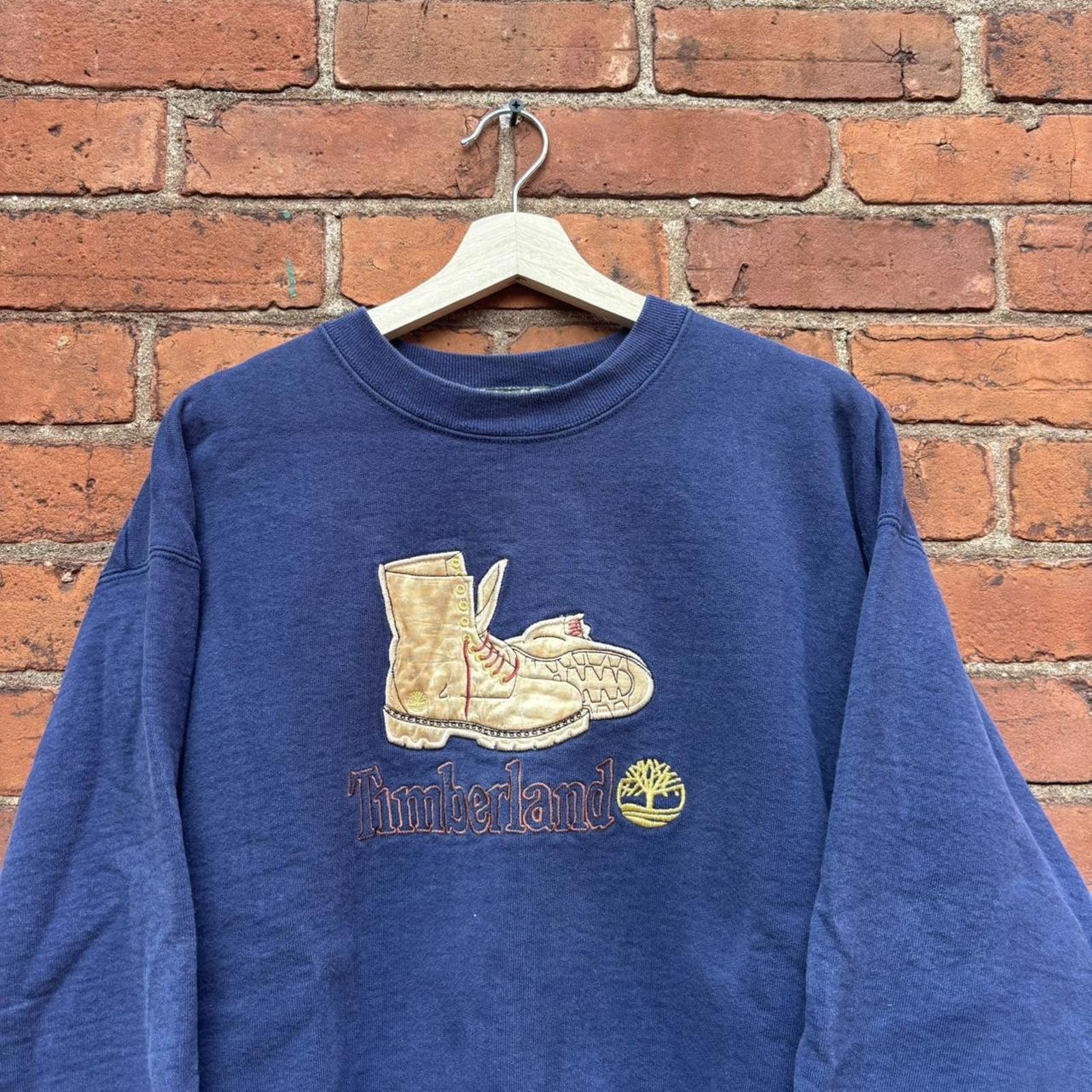 Timberland Vintage timberland boots crewneck sweatshirt 90s XL Size US XL / EU 56 / 4 - 2 Thumbnail