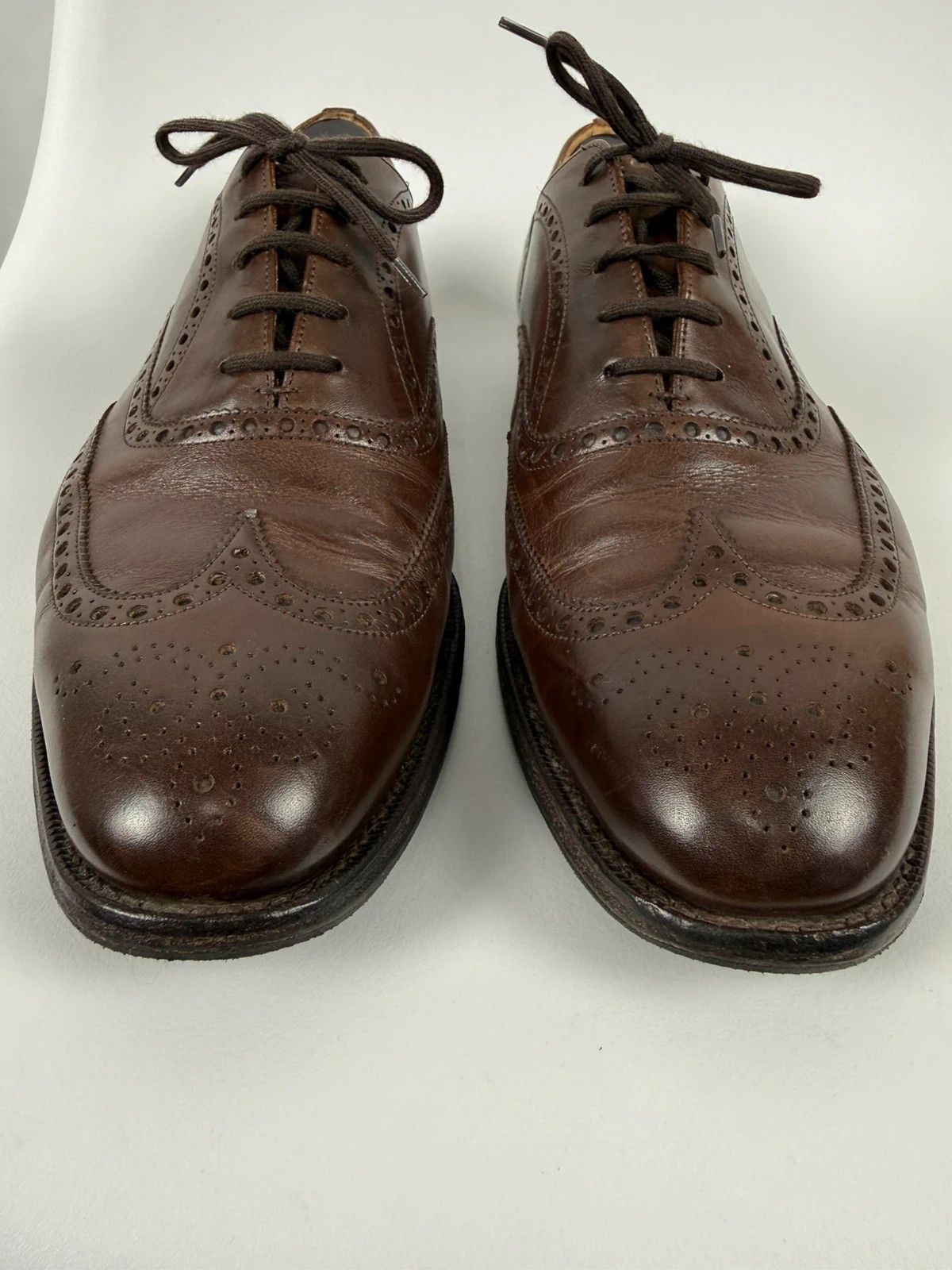 Church's Churchs Oxford Brogues Genuine Leather size 9.5 Size US 10.5 / EU 43-44 - 5 Thumbnail