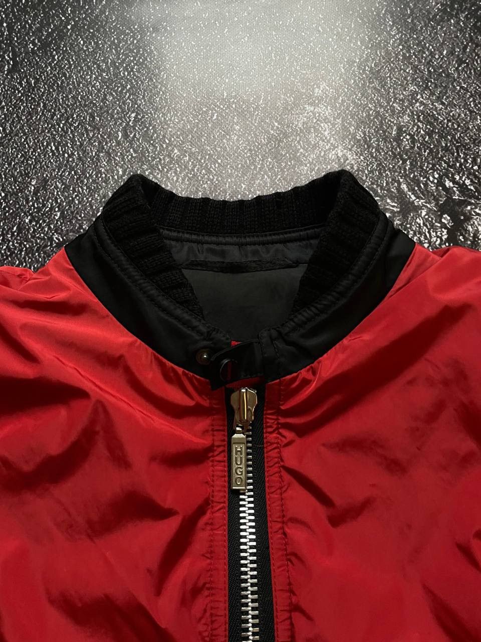Hugo Boss Hugo Boss Red/Black Panel Zip Bomber Jacket – Techwear Style Size US S / EU 44-46 / 1 - 2 Thumbnail