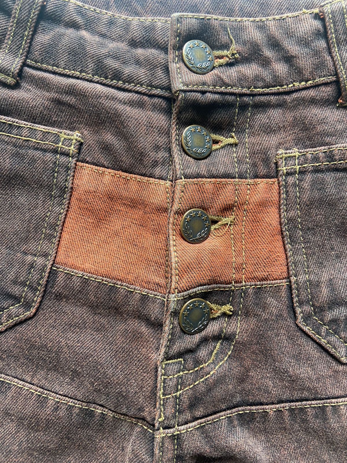 Hysteric Glamour Vintage Patchwork flared pants y2k like hysteric glamour Size US 26 / EU 42 - 9 Thumbnail