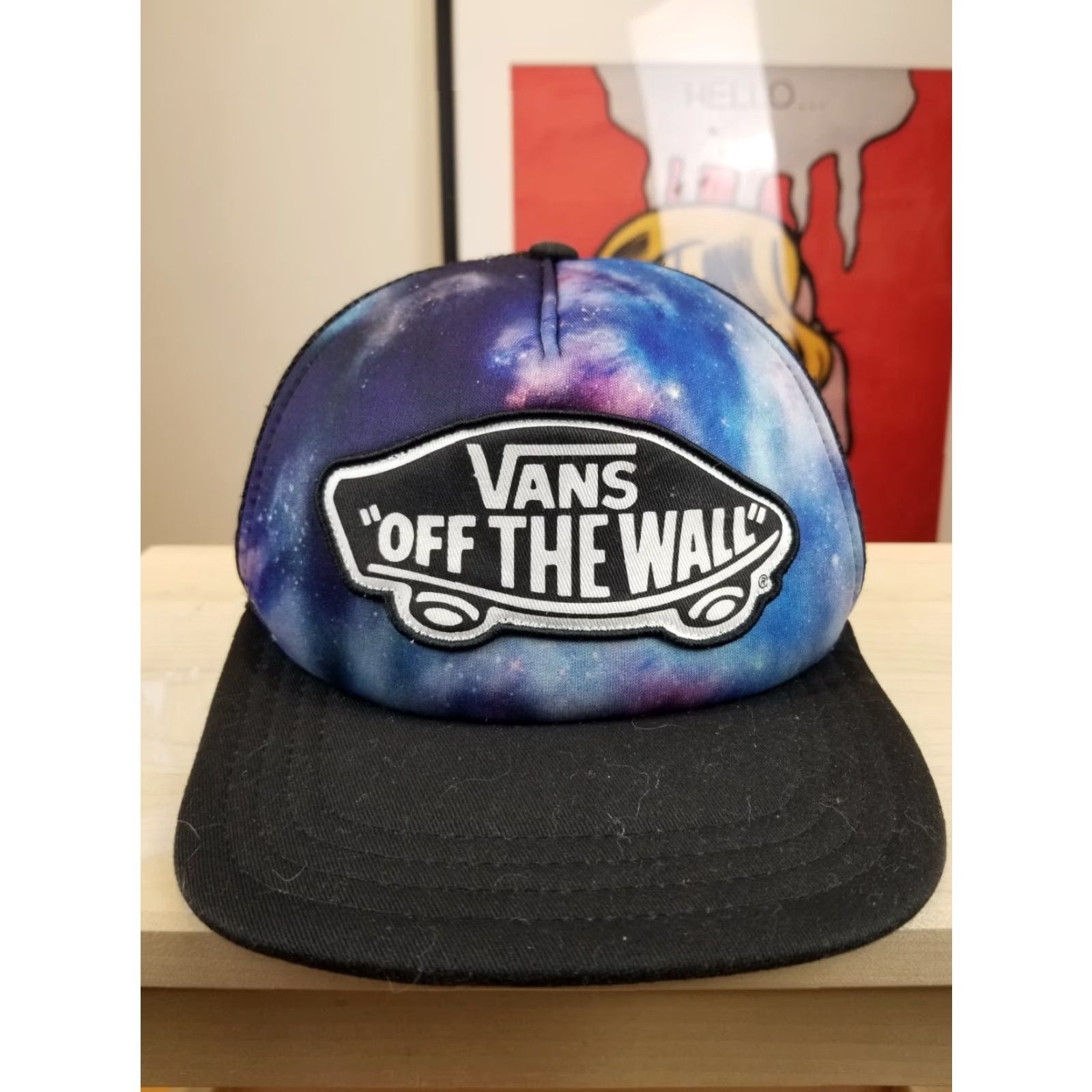 Vans VINTAGE Y2K VANS OF THE WALL OLD SCHOOL TRUCKER HAT Hat Blue Snapback Mens Boys Gender Unbranded Cotton Hip Hop Adjuster Casual"} Size ONE SIZE - 2 Thumbnail