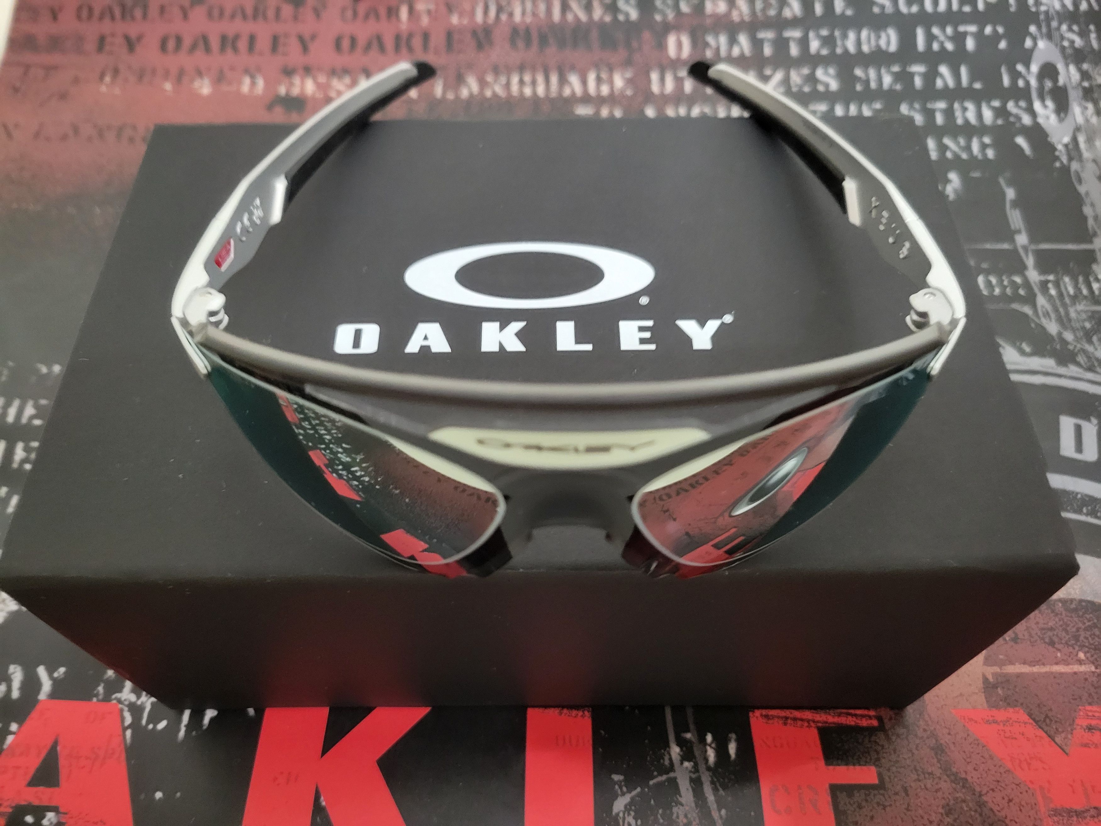 Oakley Rare Oakley Xeus AG Sunglasses X Silver Prizm Chrome Iridium Size ONE SIZE - 3 Thumbnail