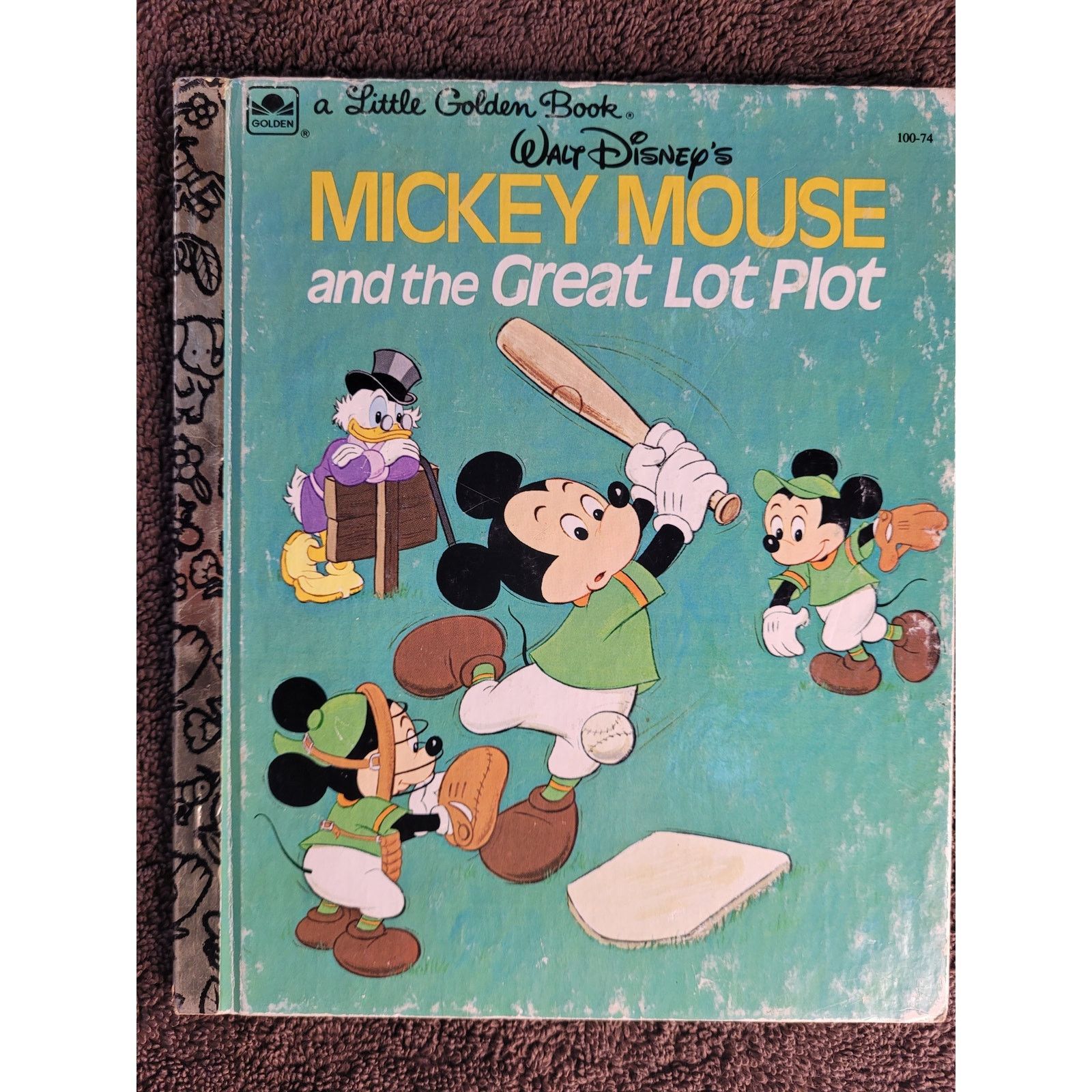 Disney Mickey Mouse and the Great Lot Plot Book Vintage 1974 Size ONE SIZE - 1 Thumbnail