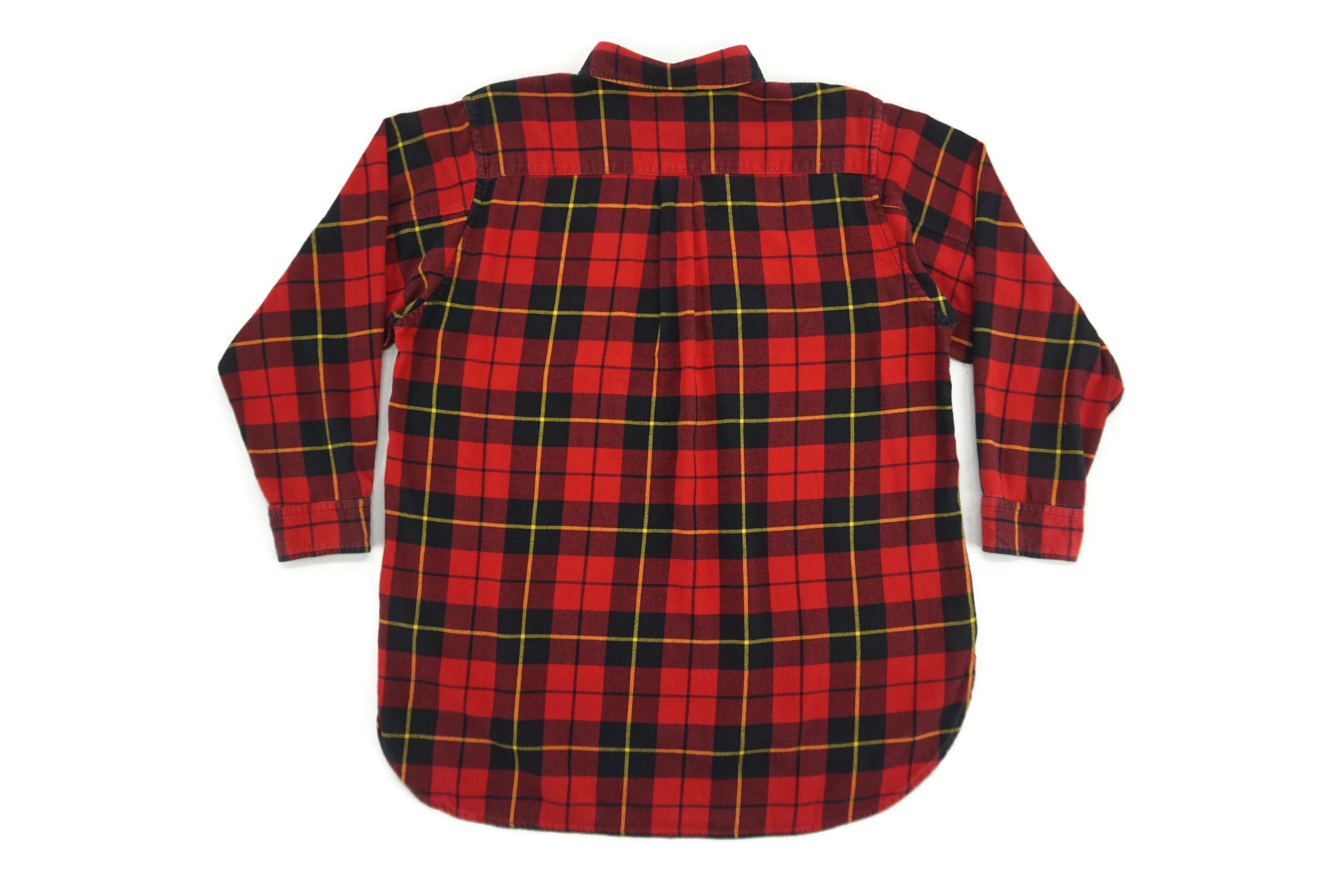 JW Anderson × Uniqlo J.W. Anderson Throwshirt Plaid Tartan Pullover Shirt Size L / US 10 / IT 46 - 2 Thumbnail