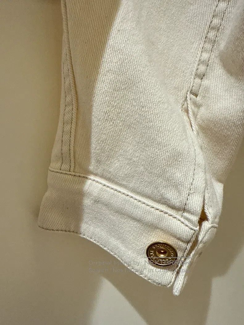 Brunello Cucinelli Brunello Cucinelli White gold button denim jacket Size XXS / US 00 / IT 34 - 6 Thumbnail