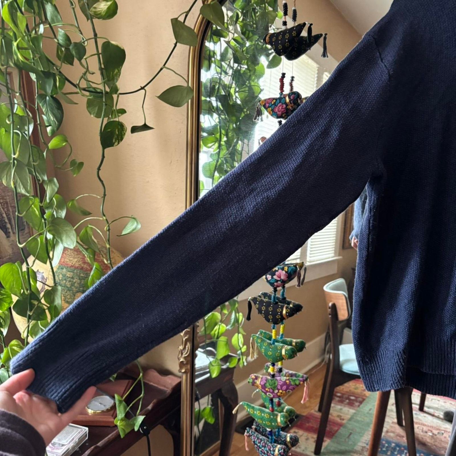 Polo Ralph Lauren Vintage Polo by Ralph Lauren Navy Blue 3/4 Zip Sweater Large Size US L / EU 52-54 / 3 - 7 Thumbnail
