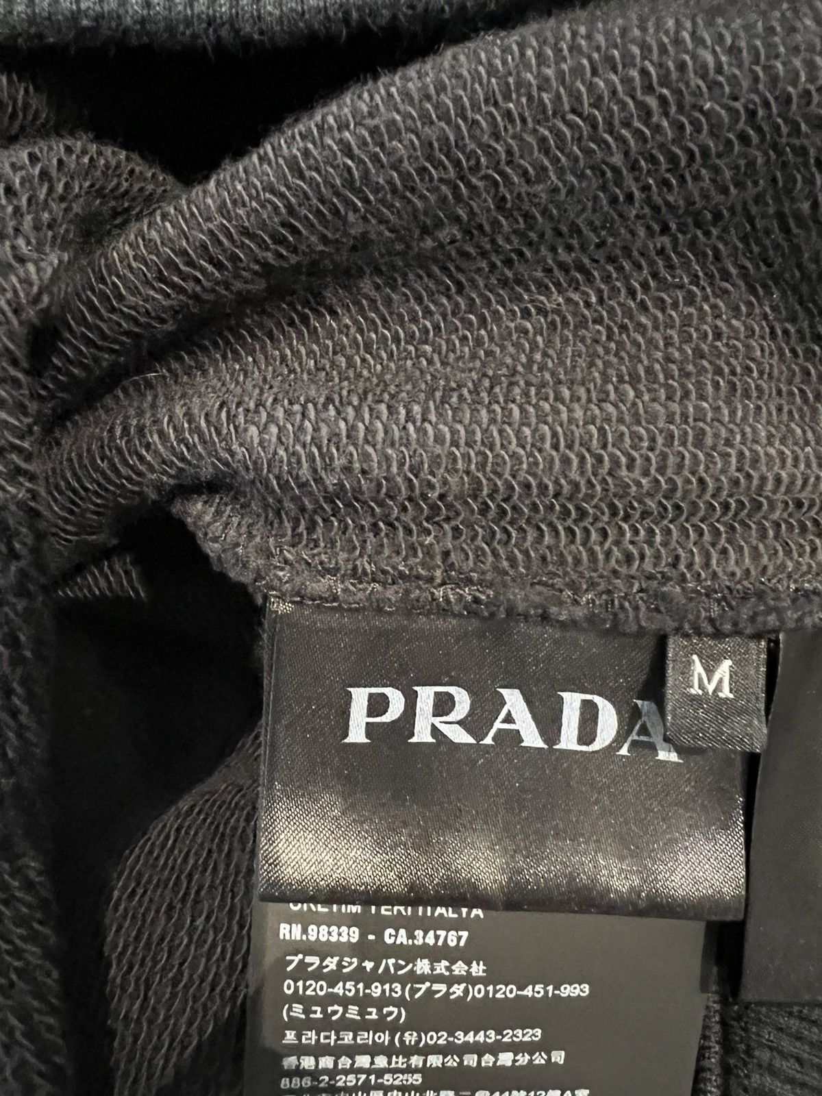 Prada × Raf Simons Prada logo hoodies by raf Size US M / EU 48-50 / 2 - 10 Thumbnail