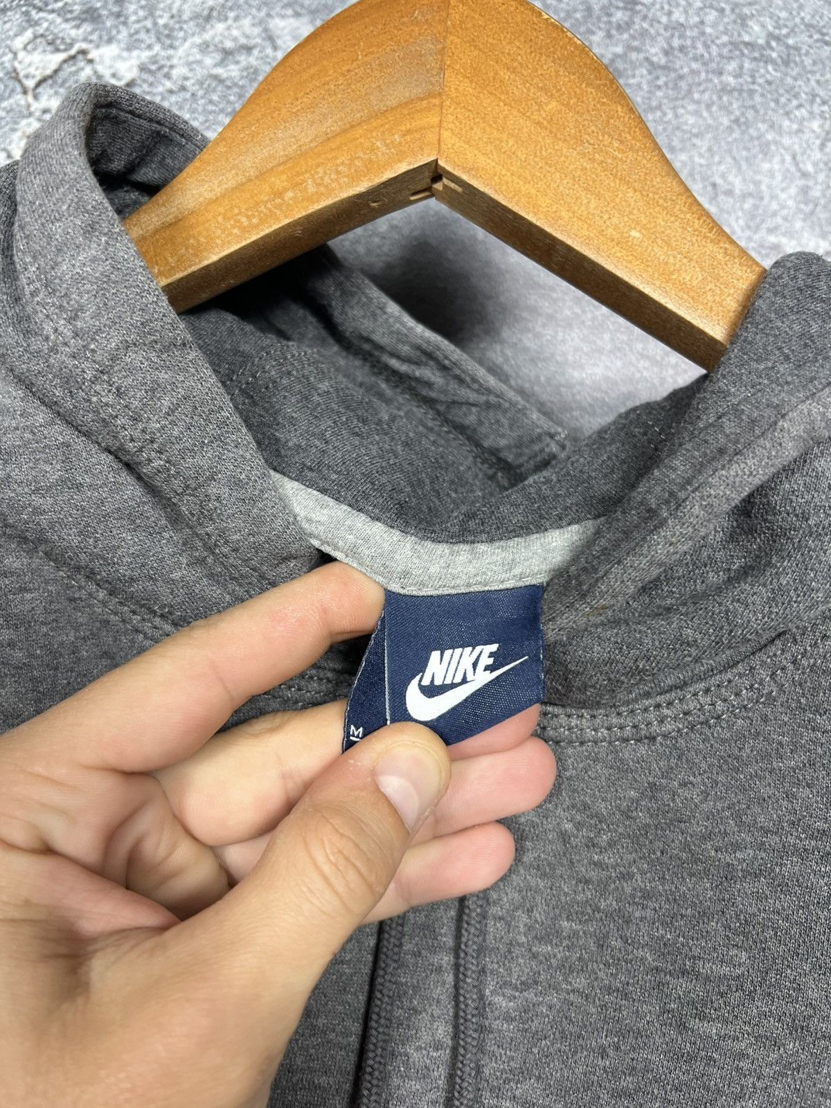 Nike Vintage Nike Custom Hoodie With Wool Details Size M Size US M / EU 48-50 / 2 - 9 Thumbnail