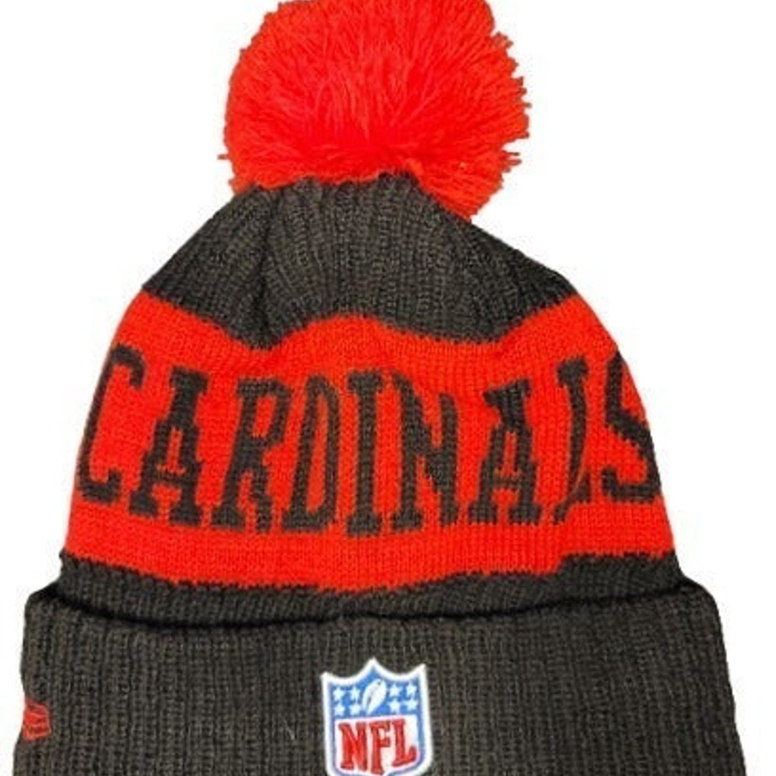 Other NWT Arizona Cardinals Pom Knit Beanie Fleece Lining OSFA Size ONE SIZE - 3 Thumbnail