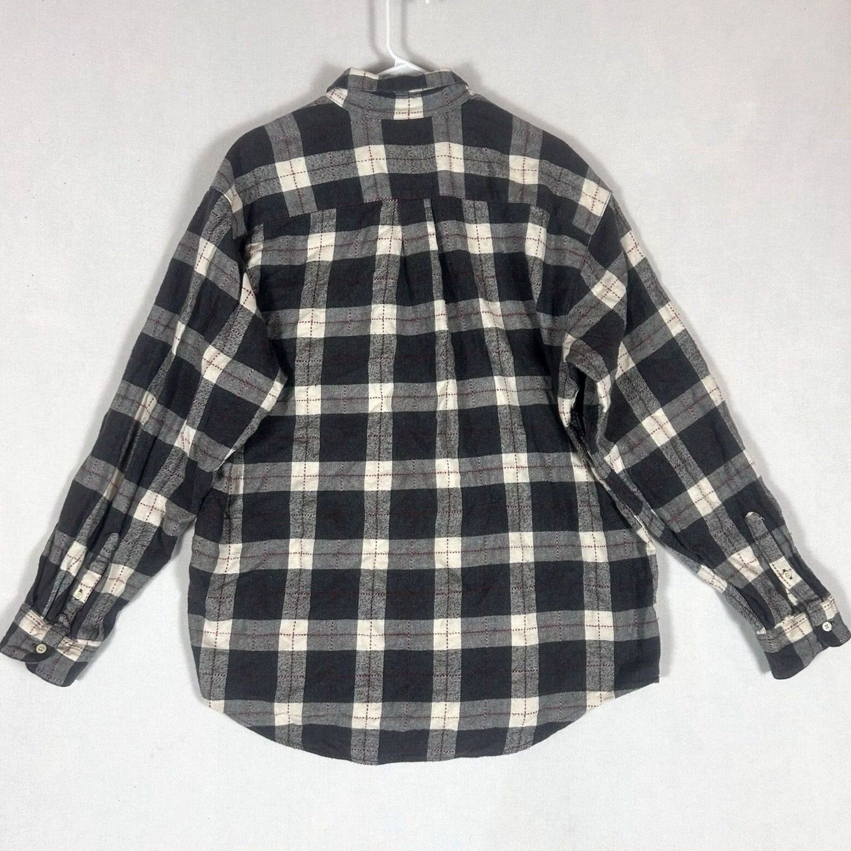 J.Crew J.CREW Button-Up Flannel Shirt Mens XL Plaid 100% Cotton Portugal Casual Size US XL / EU 56 / 4 - 4 Thumbnail