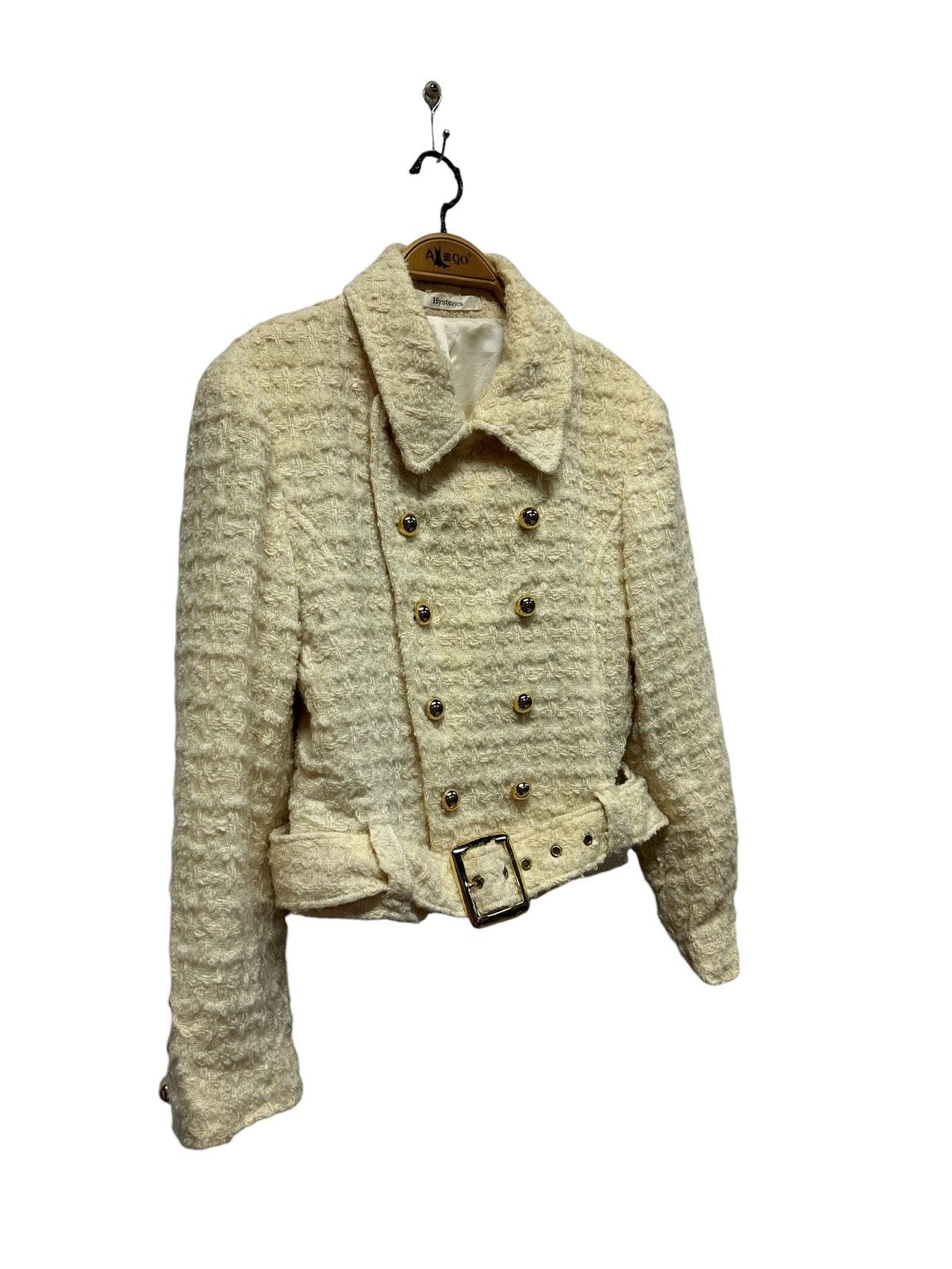 Hysteric Glamour 💥Vintage hysterics glamour tweed jacket with belts Size S / US 4 / IT 40 - 2 Thumbnail