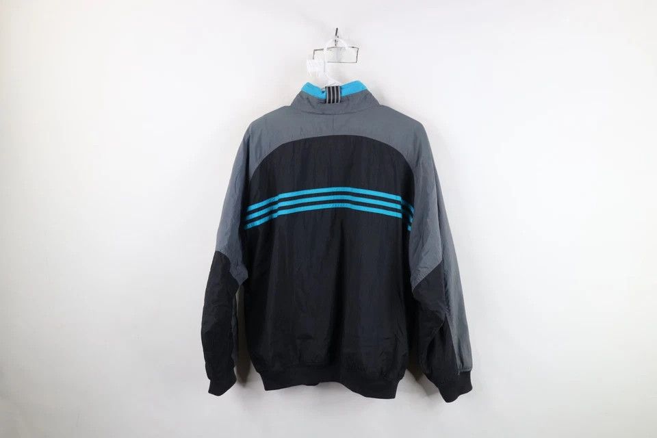 Adidas Vintage 90s Adidas Striped Reversible Bomber Jacket Size M / US 6-8 / IT 42-44 - 8 Thumbnail