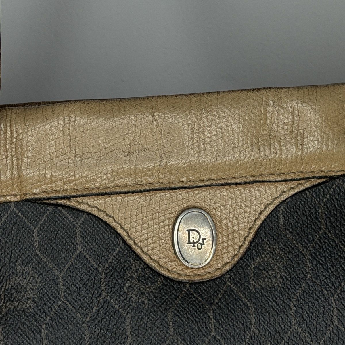 Dior Vintage Christian Dior Leather Shoulder Tote Bag Size ONE SIZE - 4 Thumbnail