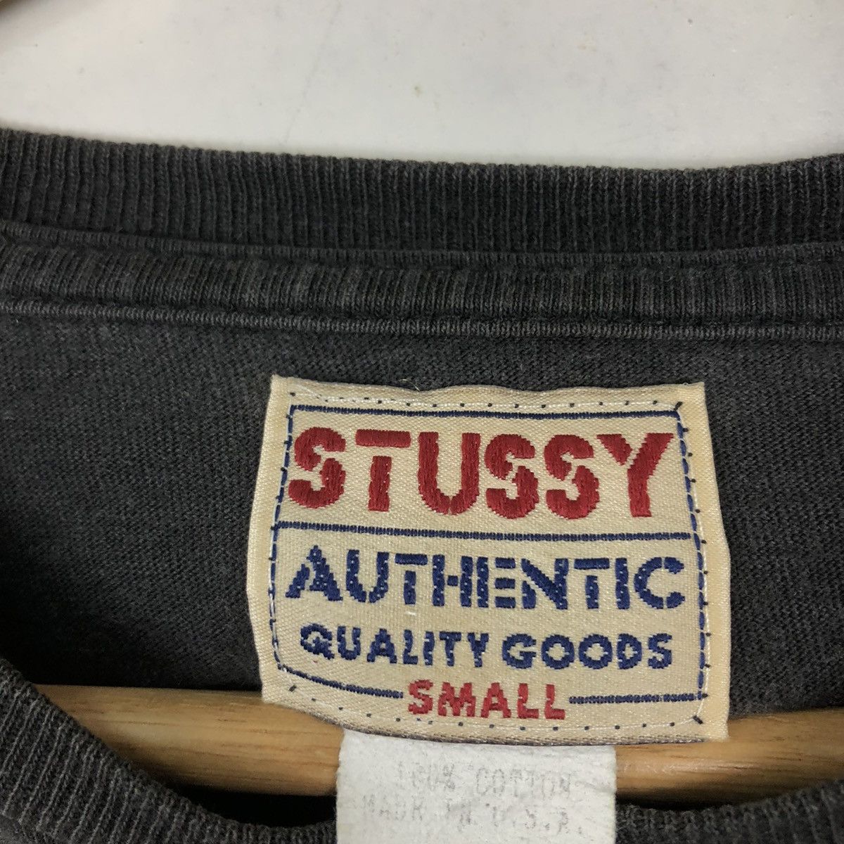 Stussy 🔥VINTAGE 90’s STUSSY BIG LOGO SHORT SLEEVE T-SHIRT Size US S / EU 44-46 / 1 - 8 Thumbnail