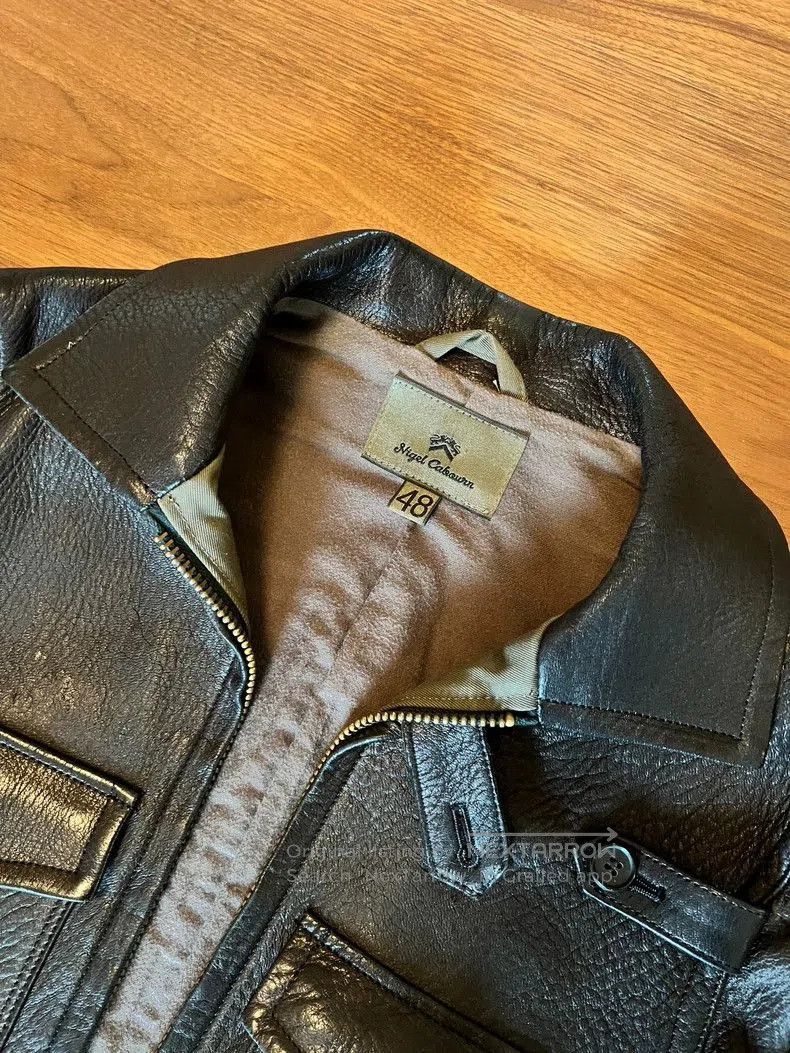 Nigel Cabourn Nigel Cabourn 4-Pocket Deer Leather Jacket. Size US M / EU 48-50 / 2 - 2 Thumbnail