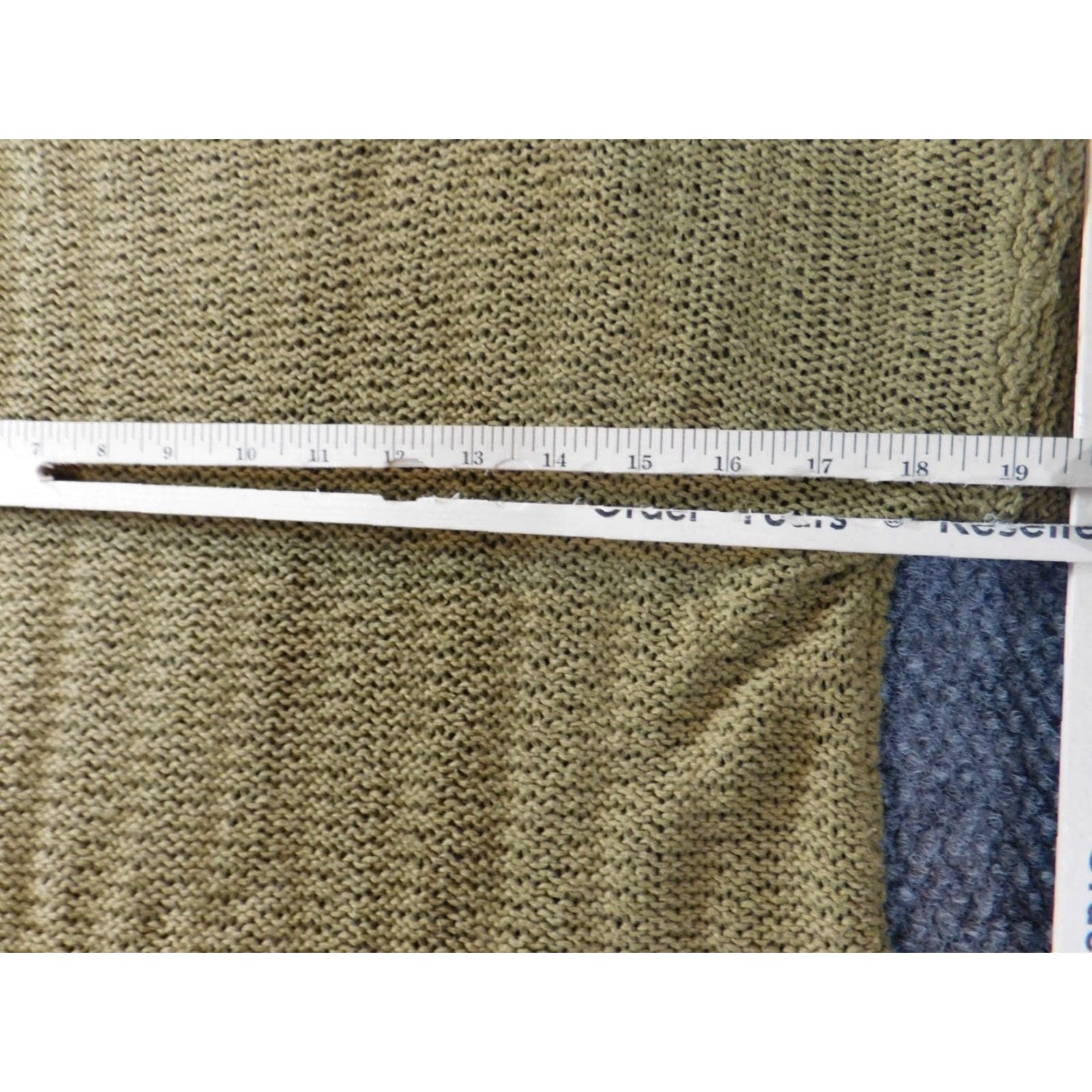 Old Navy Old Navy Womens Sweater Medium Green Pullover Crewneck Stretch Knit Striped Chunky-Knit Raglan Sleeve Bow Button Crew Neck Open Size M / US 6-8 / IT 42-44 - 5 Thumbnail