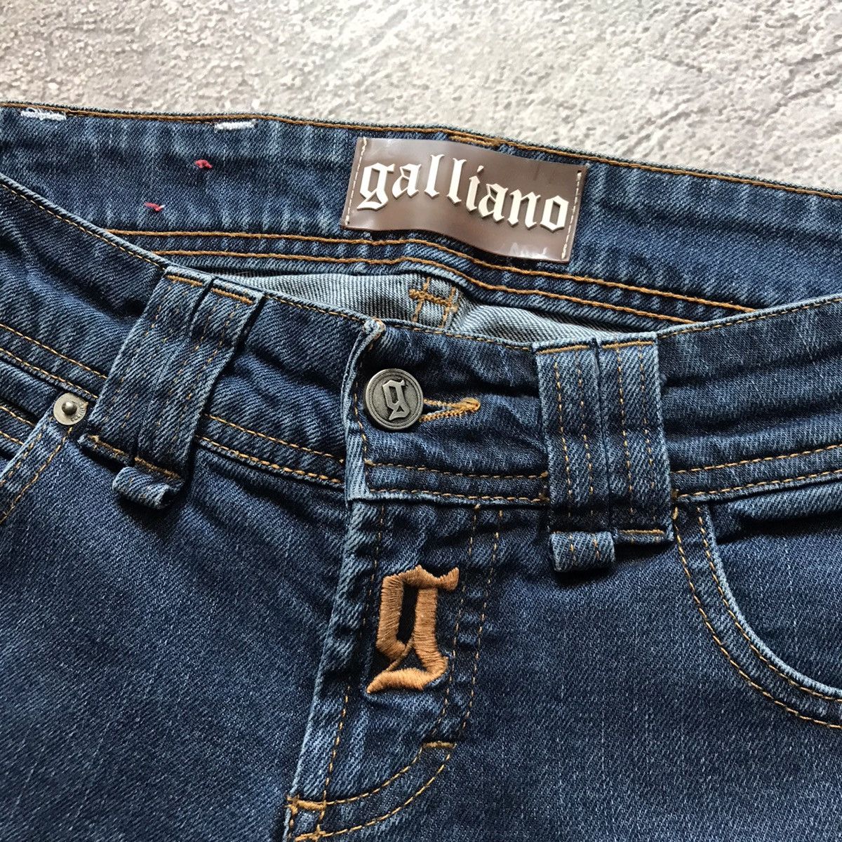 Vintage Vintage Y2K Baggy Wide Leg Jeans Thrashed Streetwear Logo 26 Size US 26 / EU 42 - 5 Thumbnail
