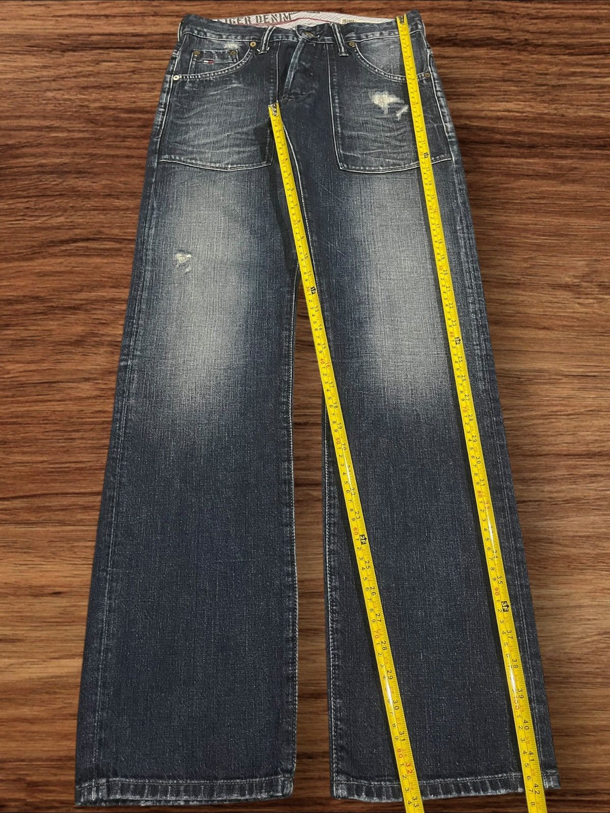 Tommy Hilfiger Vintage Tommy Hilfiger Denim NYC Slow Baker Button Fly Jeans Size US 30 / EU 46 - 19 Thumbnail