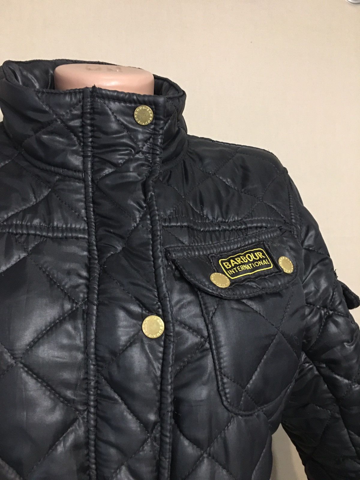Barbour BARBOUR International Black Womens Jacket Coat UK 14 Size L / US 10 / IT 46 - 4 Thumbnail