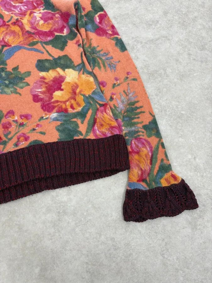 Dolce & Gabbana 1990s Dolce & Gabbana Floral Turtleneck Size S / US 4 / IT 40 - 7 Thumbnail