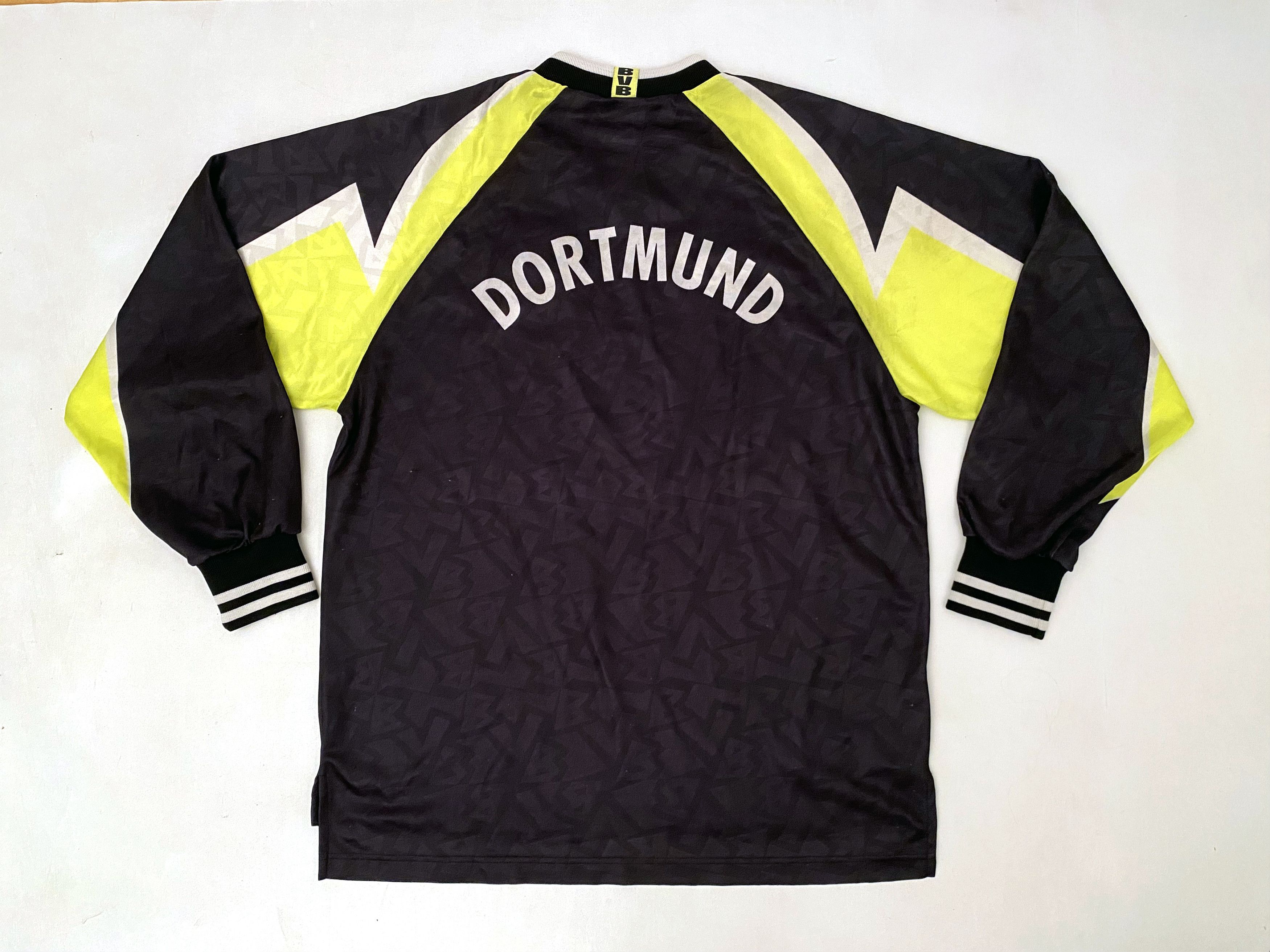 Nike × Vintage Borussia Dortmund Away Shirt Jersey 1995 / 1996 Size US XL / EU 56 / 4 - 6 Thumbnail