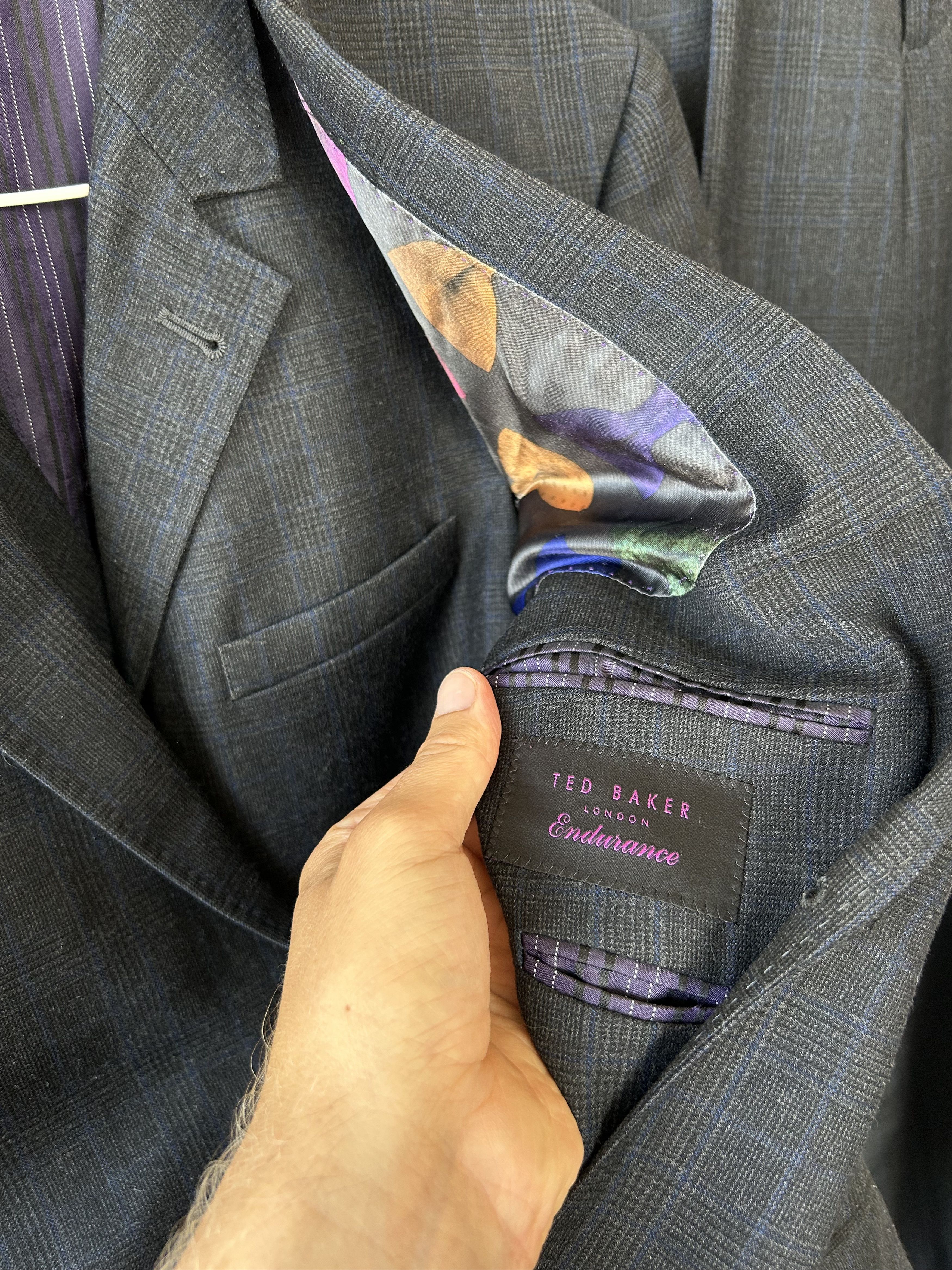 Ted Baker Ted Baker Suit Wool London Endurance 2 Piece 42 R Size 42R - 10 Thumbnail