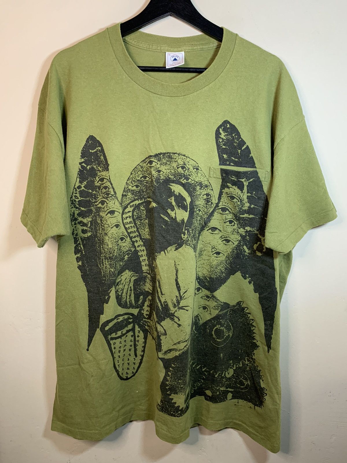 Band Tees × Vintage *RARE* Vintage John Coltrane Jazz Art Single Stitch T-Shirt Size US XL / EU 56 / 4 - 1 Thumbnail