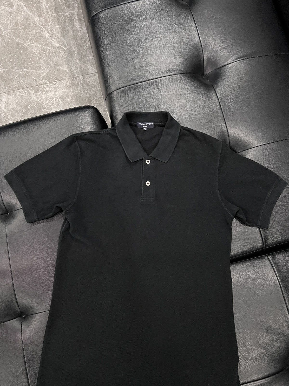 Comme des Garcons Homme Plus Comme des Garçons Homme 2008 Embroidered Chest Short Sleeve Size US S / EU 44-46 / 1 - 3 Thumbnail