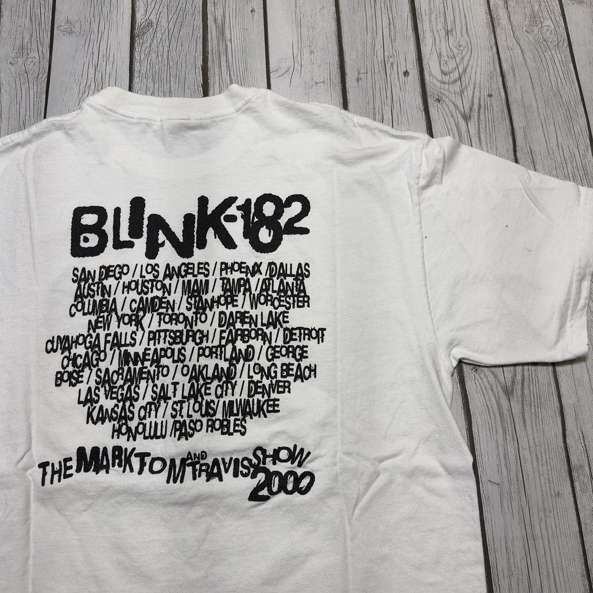 Anvil × Band Tees × Vintage Vintage Blink 182 tee Size US XL / EU 56 / 4 - 4 Thumbnail
