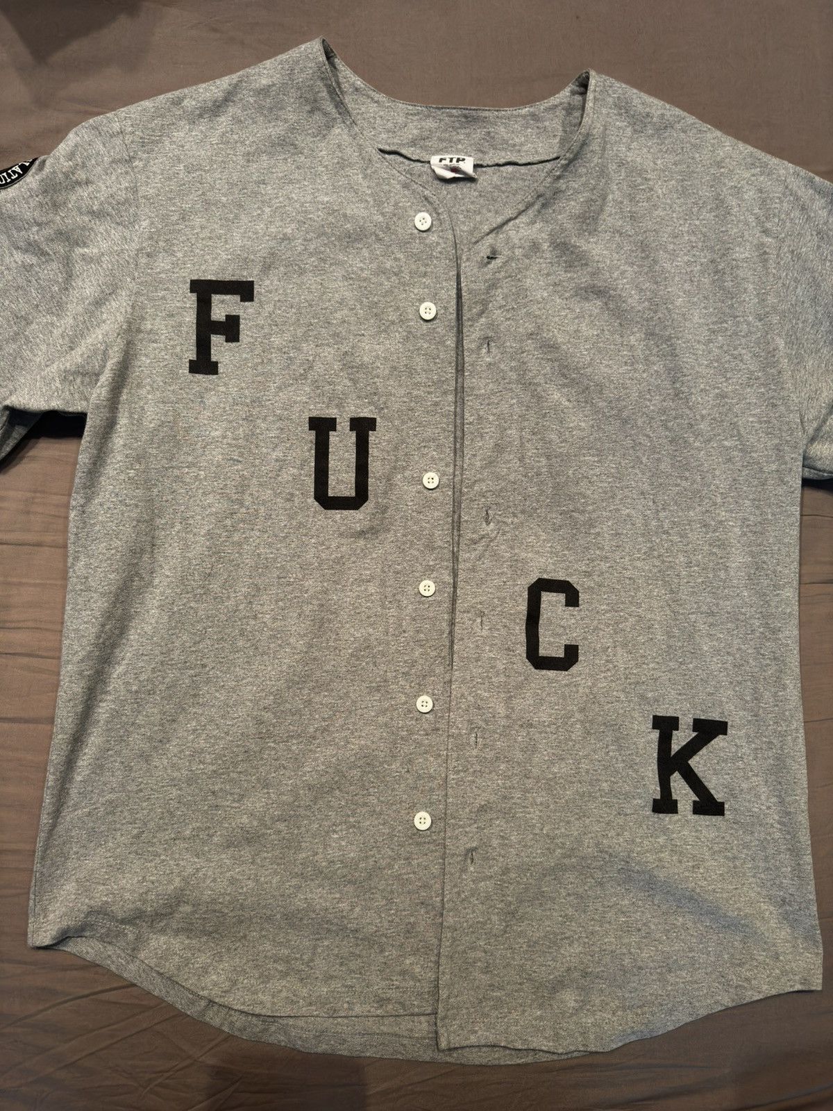 Fuck The Population Ftp Fuck Baseball Jersey Size US XL / EU 56 / 4 - 3 Thumbnail