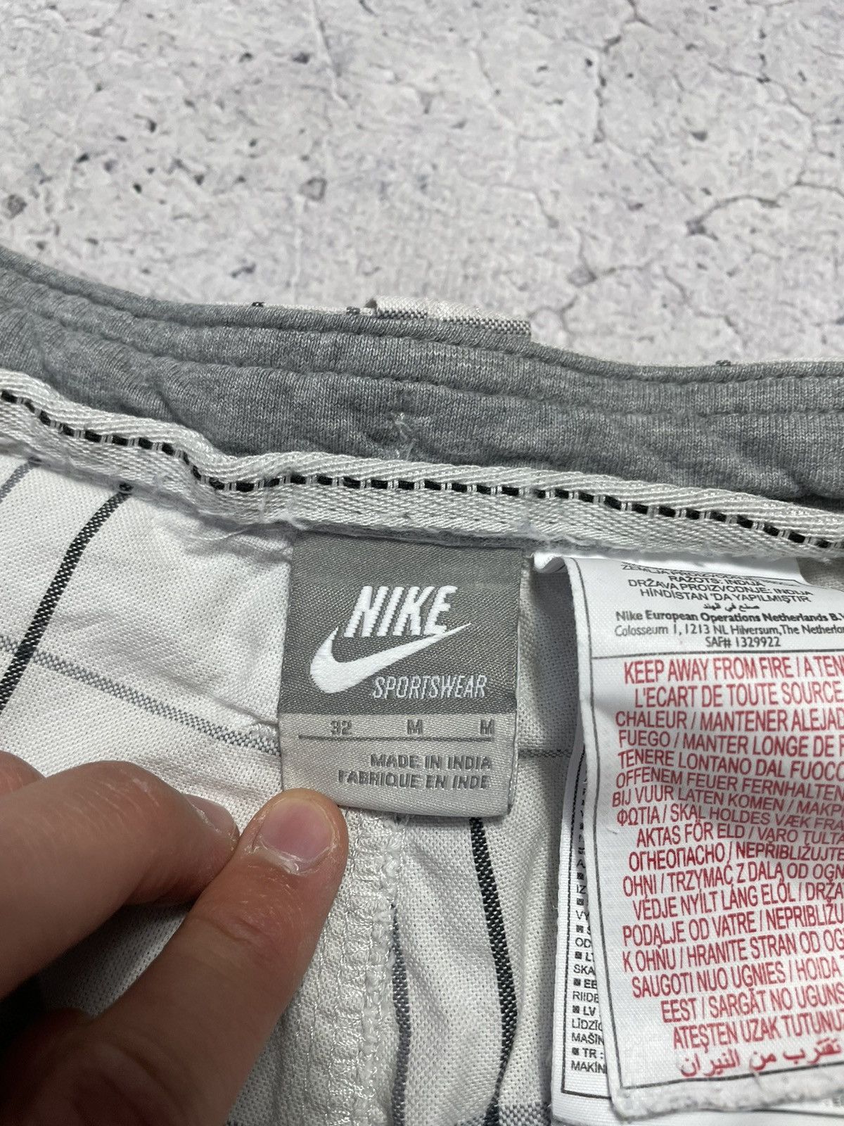 Nike × Vintage Nike Y2K Drill Vintage Nylon Shorts Size US 32 / EU 48 - 8 Thumbnail